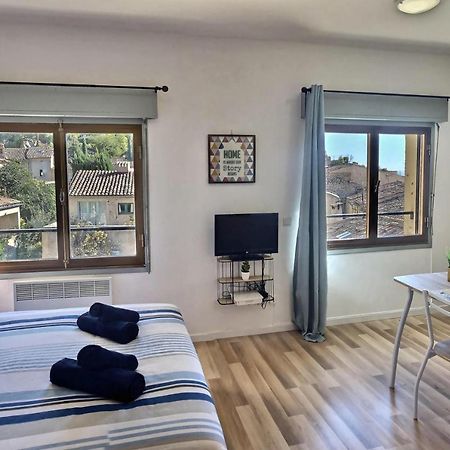 Studio vue sur les toits, lumineux Moustiers #2 Extérieur photo